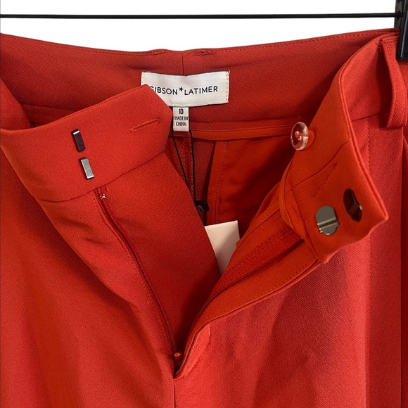 Gibson Latimer Center Seam Wide Leg Slacks - Picture 3 of 6